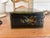 Antique Chinese Export Black Lacquer Chinoiserie Box, Hand-Painted Figures & Cranes For Sale - Image 4 of 5