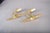 Metal Gilded Brass Scroll-Arm Wall Sconces with Teal Details, 1950s, Set of 2 For Sale - Image 7 of 12