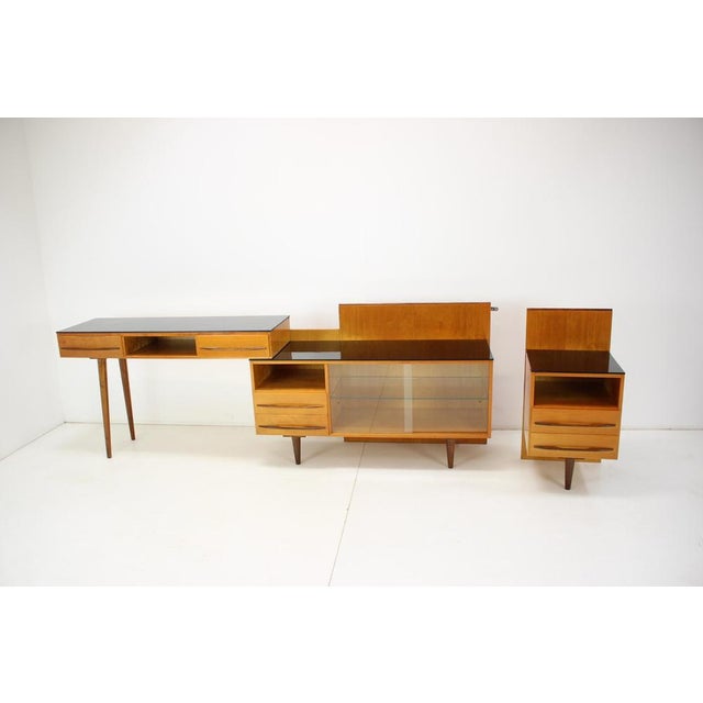 Czechoslovakian Modular Set by Mojmir Pozar for Up Zavody, 1960s, Set of 3 For Sale - Image 13 of 18