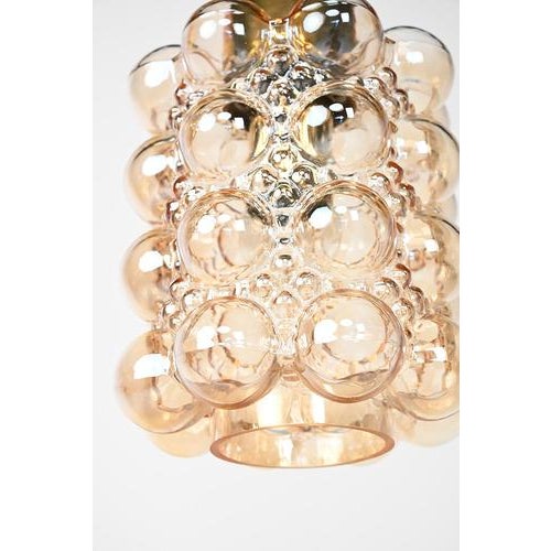 Metal Glass Pendant Light by Helena Tynell For Sale - Image 7 of 9
