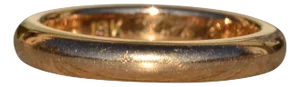 Ladies Antique 18K Yellow Gold Donut Band