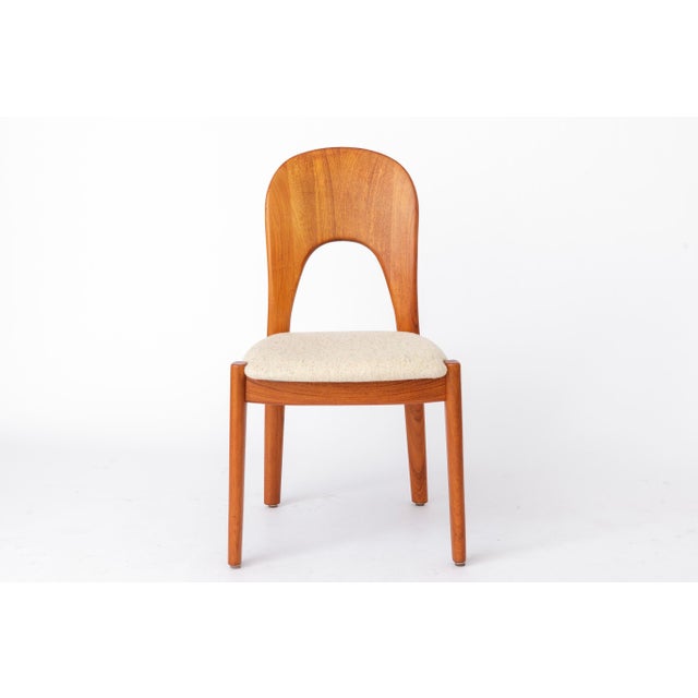 Wood Dining Chairs in Teak by Niels Koefoed for Koefoeds Hornslet, 1970s, Set of 4 For Sale - Image 7 of 11