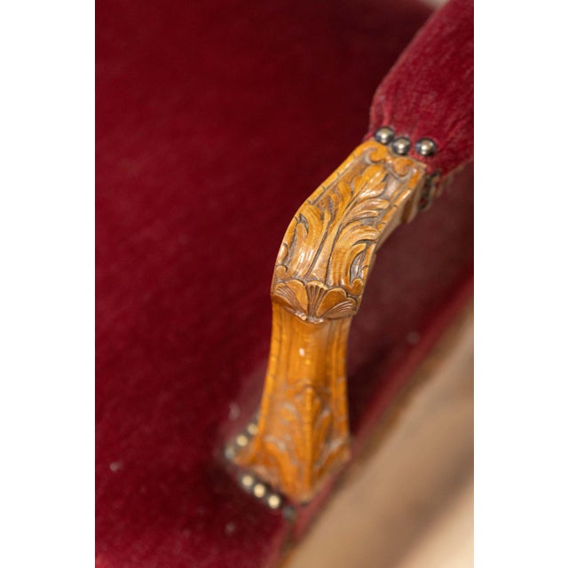 Pair of 19th Century French Arm Chairs For Sale - Image 11 of 14
