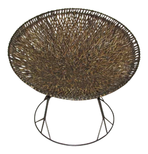 Round Wicker Chair