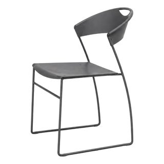 Postmodern Juliette Stacking Chair by Hannes Wettstein for Cerruti Baleri, Italy, 1980s For Sale