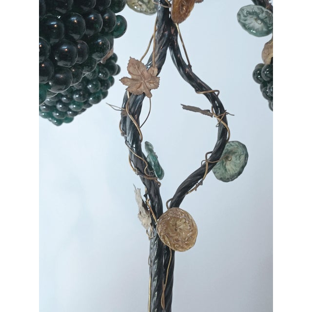 Murano Glass Grape Cluster Lamp, 1960s For Sale - Image 4 of 10