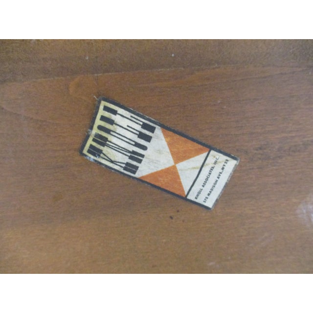 Early Knoll Walnut Coffee Table by Lewis Butler For Sale - Image 10 of 11