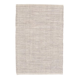 Dash & Albert by Annie Selke Marled Grey Woven Cotton Rug, 9' 6" x 13' 6" For Sale