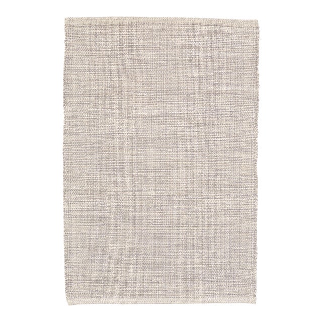 Dash & Albert by Annie Selke Marled Grey Woven Cotton Rug, 9' 6" x 13' 6" For Sale