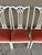 Late 20th Century Vintage Italian White Lacquer Dining Chairs- Set of 8 For Sale - Image 5 of 12