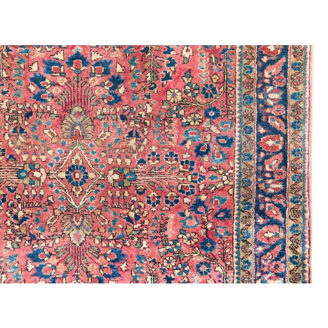 Early 20th Century Early 20th Century Persian Sarouk Rug For Sale - Image 5 of 11