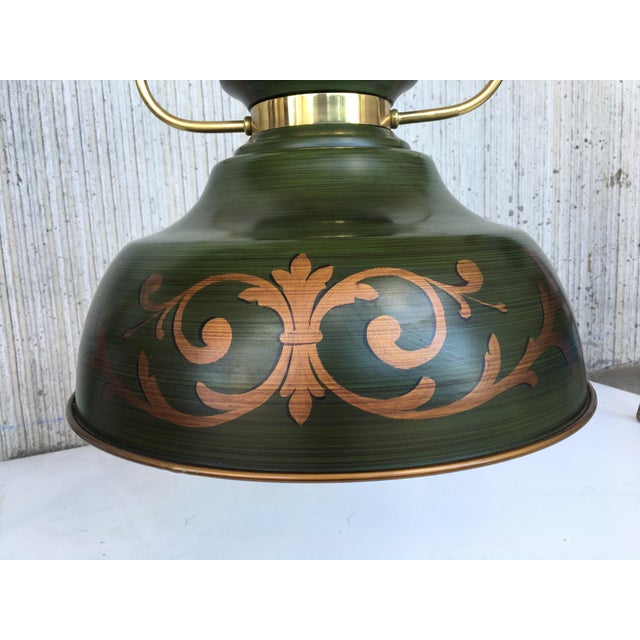 Original 1960s Adjustable Height Scandinavian Hanging Light Made in Italy For Sale - Image 9 of 12