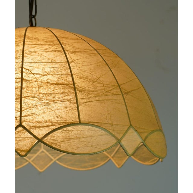 1970s Mid-Century Modern Cocoon Pendant Light, 1970s For Sale - Image 5 of 17