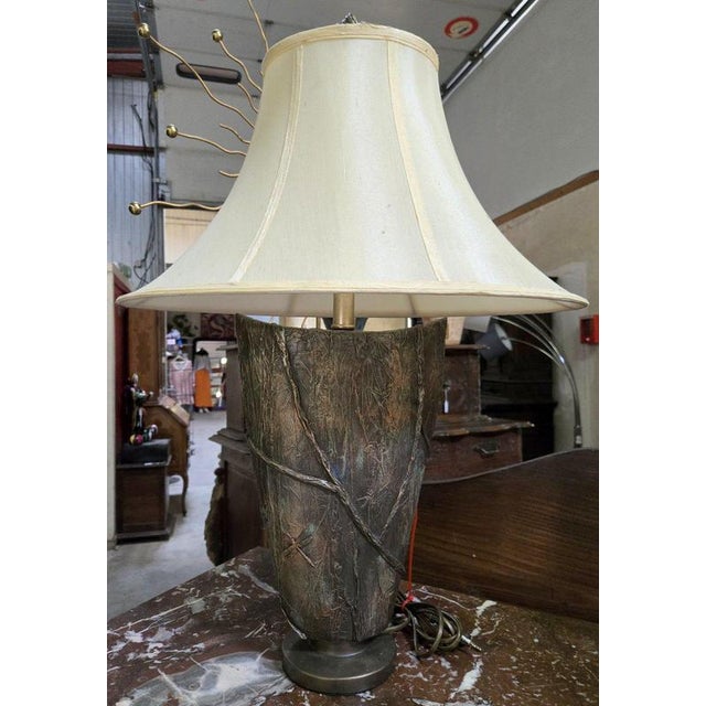 1930s Large Art Nouveau Dragonfly Lamp For Sale - Image 5 of 8