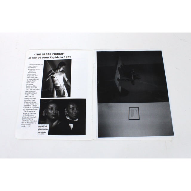 Large Vintage Nude Male Bronze Sculpture by Donald Claude Noel For Sale - Image 16 of 16