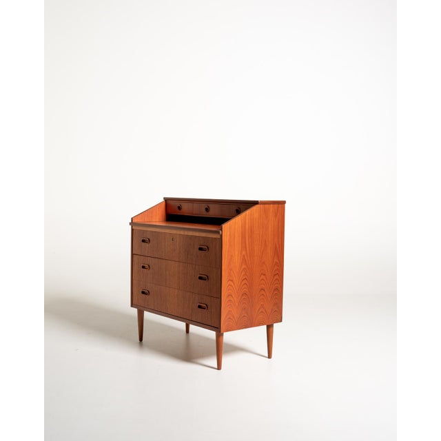 Secretaire in Teak from Markaryds Möbelindustri, 1950s For Sale - Image 4 of 13