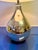 1950s Rare Gourd Style Vintage Mercury Glass Lamp For Sale - Image 5 of 6
