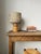 Vintage Wood and Straw Lamp, 1950s For Sale - Image 8 of 18