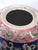 Mid-20th Century Chinese Famille Rose Cobalt Blue Ground Lidded Ginger Jar For Sale - Image 4 of 5