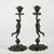1950s Bronze Candleholders, Set of 2 For Sale - Image 5 of 9