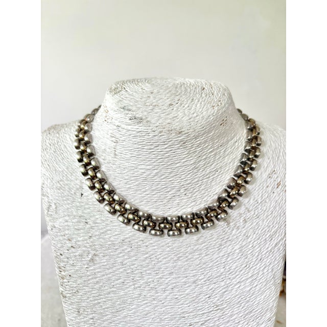 Stunning vintage sterling silver necklace made in Italy
