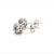 Natural Sapphire Diamond Stud Earrings 14k W Gold 0.64 TCW Certified For Sale - Image 11 of 12