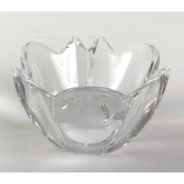 1950s Orrefors Crystal Tulip Bowl For Sale - Image 6 of 6