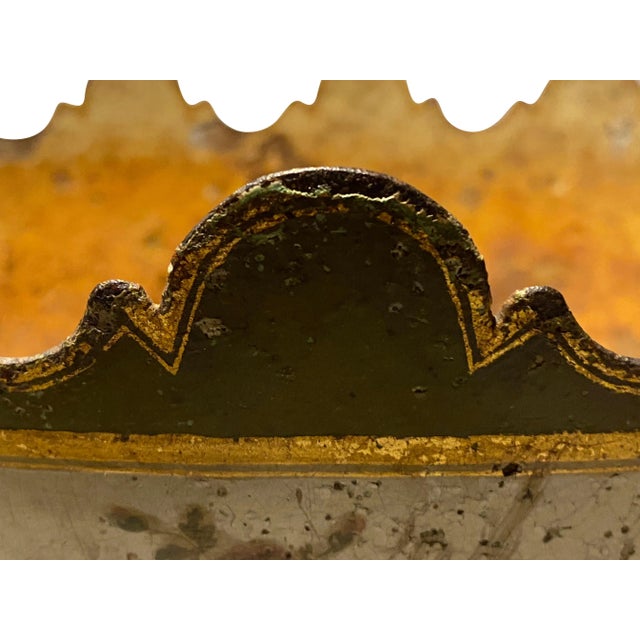 Black Louis XVI Tole Monteith "Verriere" For Sale - Image 8 of 11