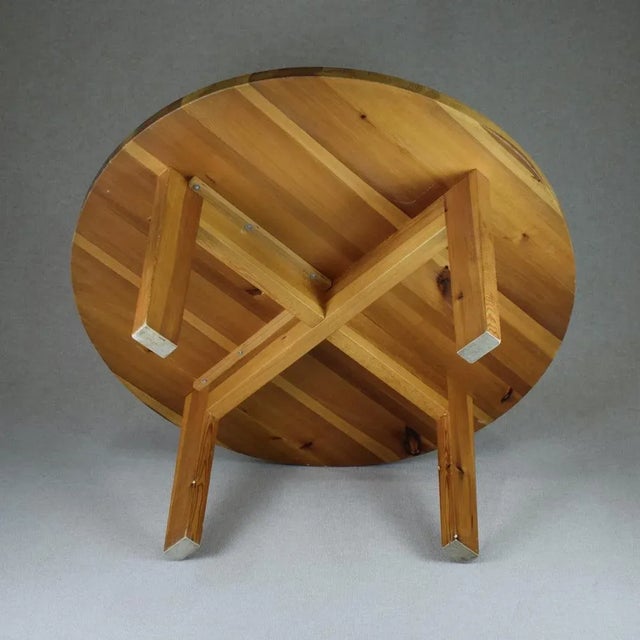 Mid-Century Modern Swedish Pine Coffee Table, 1970s For Sale - Image 3 of 5