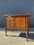 Victorian Antique Quarter-Sawn Tiger Oak Two-Door Server With Turned Legs and Classical Detailing For Sale - Image 3 of 7