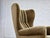 Wood Danish Highback Relax Armchair in Green Furniture Velour, 1960s For Sale - Image 7 of 18