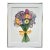 Original Watercolor Painting “Strawflower Bouquet” Framed For Sale