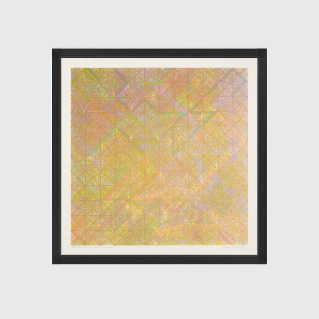 David Leverett, Untitled, 1970s, Screen Print, Set of 3, in Flawless conditions. Designed 1970 to 1979