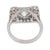 1930s Art Deco Gia 1.41 Carat Old European Cut Diamond Platinum Ring, Size 6 For Sale In Los Angeles - Image 6 of 6