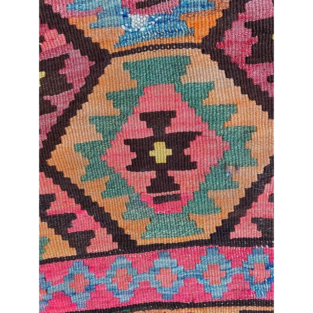 Large Vintage Turkish Kilim Rug, 1980s For Sale - Image 17 of 18