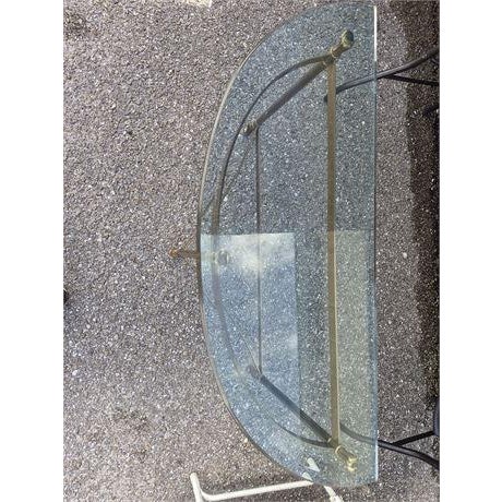 A Hollywood Regency LaBarge Classic Design Suitable For Many Interiors! A Decorators Dream In A Wonderful Mid-Sized Half-...