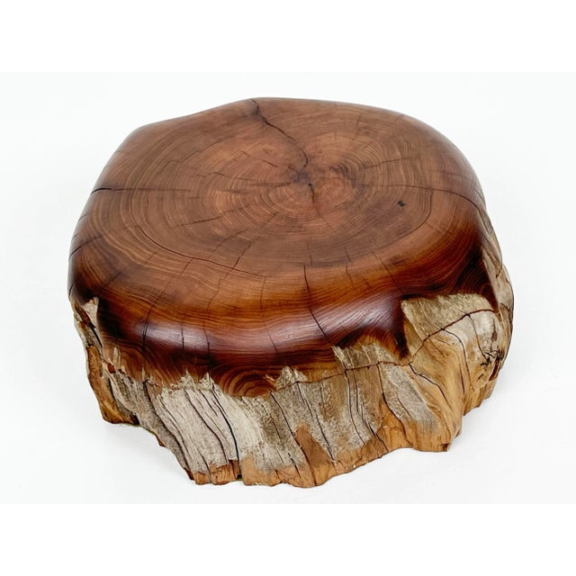 Wood Vintage Natural Edge Hand Made Wooden Box For Sale - Image 7 of 11