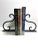 A beautiful pair of vintage wrought iron bookends featuring elegant scrollwork and classic architectural lines. Their...