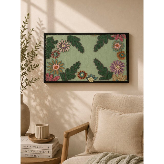 ring a playful burst of nature into your space with the Botanical Whimsy Embroidered Wall Frame. Featuring beautifully...