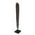 Onyx Late 20th Century Hand-Carved Volcanic Basalt Blade Sculpture on Stand, Organic Modern For Sale - Image 8 of 12