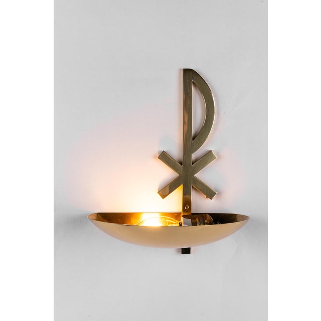 Vintage Austrian Wall Lamp in Brass, 1960s For Sale - Image 16 of 18