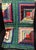 Green Satin Log Cabin Quilt For Sale - Image 4 of 7