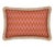 Palais Outdoor Cushion in Rosita Orange & Pink, 20x12 Inch For Sale - Image 4 of 4