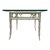 1960s Faux Bamboo Iron Table For Sale