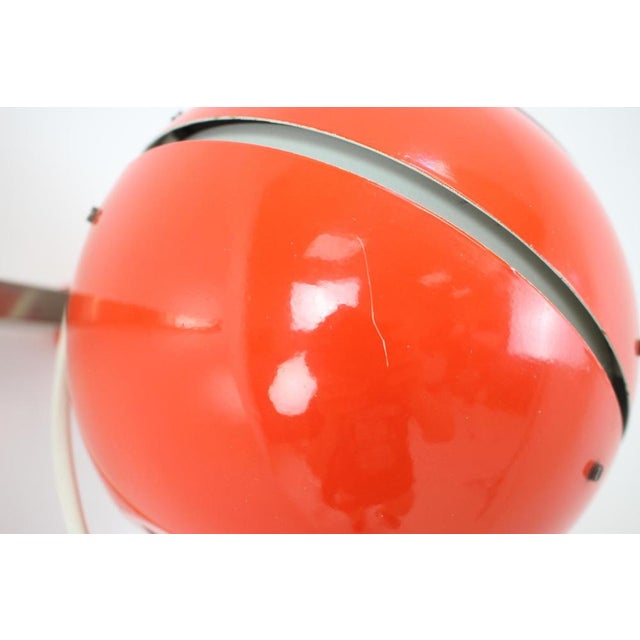 Red Space Age Wall Lamp, 1970s For Sale - Image 8 of 18