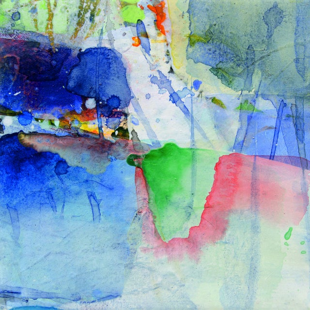 Greet Helsen Contemporary Abstract Acrylic on Canvas "Forest Clearing" by Greet Helsen For Sale - Image 4 of 4