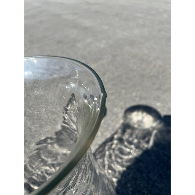 Pair, Monumental 19th Century American Blown Glass Hurricane Candle Shades 22.5" For Sale - Image 11 of 12