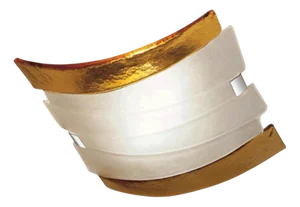 Radius Radplm Wall Lamp by Mazzega 1946