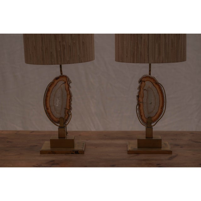 Gold Vintage Hollywood Regency Table Lamps, 1970s, Set of 2 For Sale - Image 8 of 10