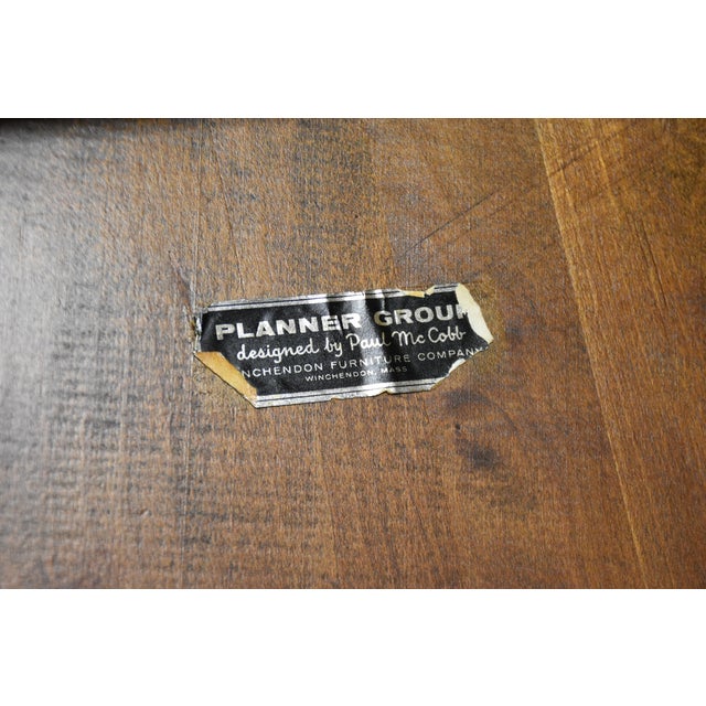 1950s Refinished 36” Paul McCobb Planner Group Coffee Table For Sale In Boston - Image 6 of 6